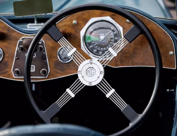 Painel frontal MG PA Tourer '1934–36