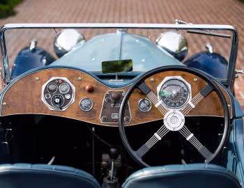Painel frontal MG PA Tourer '1934–36
