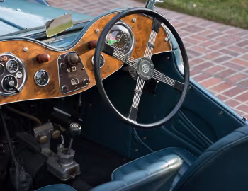 Painel frontal MG PA Tourer '1934–36