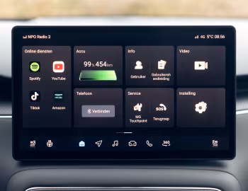Interior MGS6 EV [EU-spec] '2025–pr.