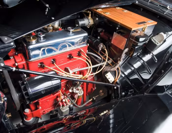 Sob o capô MG TA Tickford Drophead Coupe '1938–39