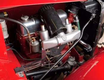 Sob o capô MG TC Midget '1945–11.1949