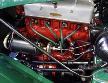 Sob o capô MG TD (Mark II) '1951–53