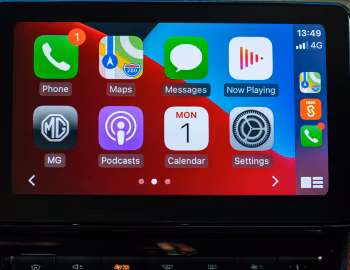 Interior MG ZS EV [UK-spec] '2021–pr.