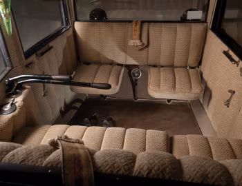 Interior 1918 Milburn Electric Model 27 Light Brougham