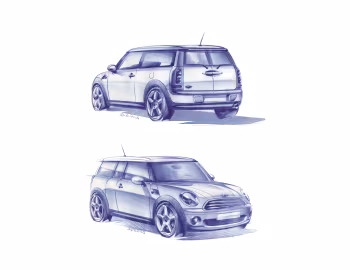 Sketch MINI Clubman (R55) '2005–14