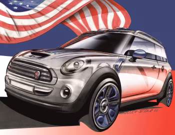 Эскиз MINI Concept Detroit (R55) '01.2006