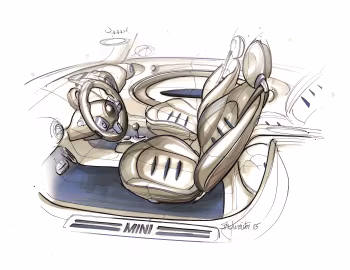 Эскиз MINI Concept Detroit (R55) '01.2006