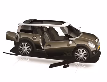 Эскиз MINI Concept Frankfurt (R55) '09.2005
