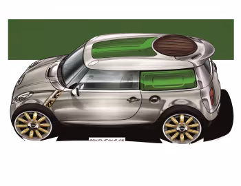 Эскиз MINI Concept Tokyo (R55) '10.2005
