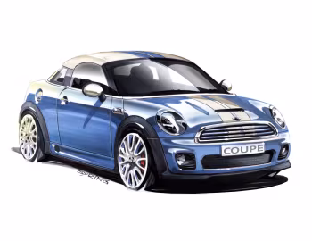 Sketch MINI Coupé Concept (R58) '09.2009