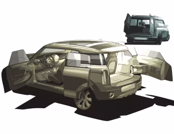 Эскіз Mini Crossover Concept '10.2008