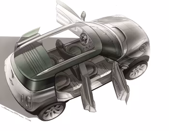 Эскіз Mini Crossover Concept '10.2008