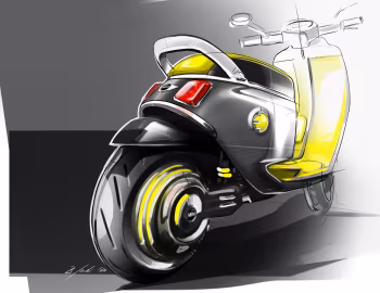 Эскіз MINI Scooter E Concept '10.2010