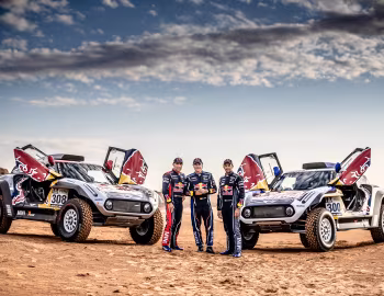 Stéphane Peterhansel, Carlos Sainz, MINI John Cooper Works Buggy, Cyril Despres