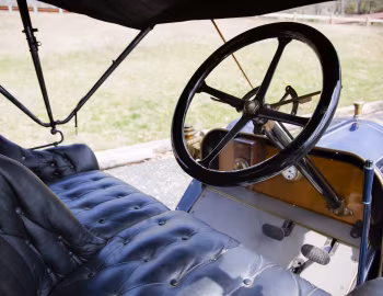 Interior 1909 Mitchell Model J Three Seater Runabout