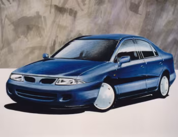 Sketch Mitsubishi Carisma