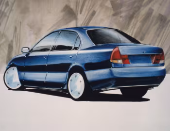 Sketch Mitsubishi Carisma