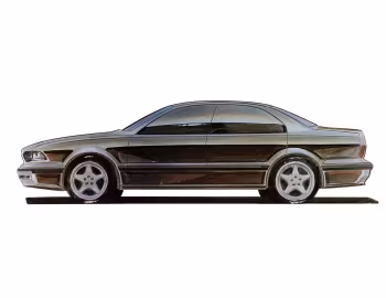 Esboço (sketch) Mitsubishi Diamante [Japan] '1990–95