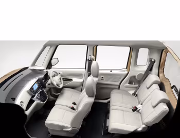 Интерьер Mitsubishi eK Space (B11A) '02.2014–12.2016