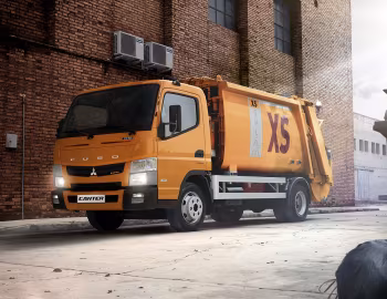Mitsubishi Fuso Canter 7C18 Geesink XS refuse collector [EU-spec] (FE7) '10.2011–22