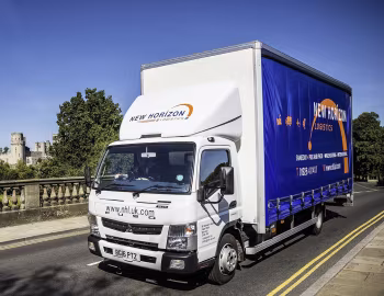 Mitsubishi Fuso Canter 7C15 Eco Hybrid with a Curtainside Body by JC Payne [UK-spec] (FE7) '08.2016