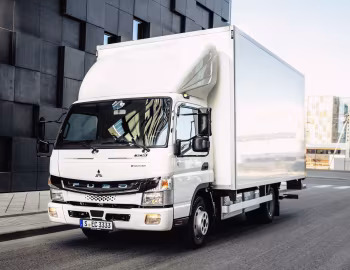 Mitsubishi Fuso eCanter 7C18 mit Kofferaufbau [Germany] '10.2021