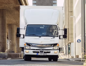 Mitsubishi Fuso eCanter 7C18 mit Kofferaufbau [Germany] '10.2021