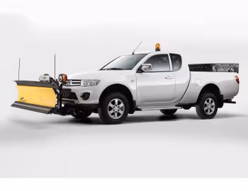 Mitsubishi L200 Pickup with Snow Plough '2014