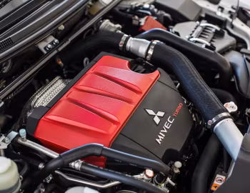 Под капотом 2015 Mitsubishi Lancer Evolution "Final Edition" [North America] '2015