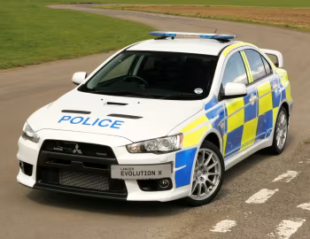 Mitsubishi Lancer Evolution X Police '2008–16
