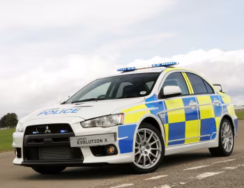 Mitsubishi Lancer Evolution X Police '2008–16