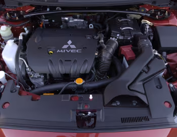 Под капотом 2012 Mitsubishi Lancer SE AWC [North America] '2011–12