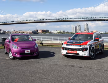 Mitsubishi Outlander "The Color Run Night" Official Pace Car, Mitsubishi Mirage "The Color Run Night" Official Vehicle Partner