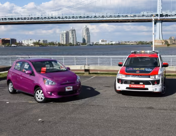 Mitsubishi Outlander "The Color Run Night" Official Pace Car, Mitsubishi Mirage "The Color Run Night" Official Vehicle Partner