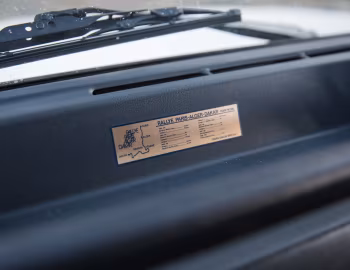 Interior Mitsubishi Pajero "Paris-Dakar Special" '1988