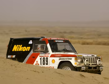 Mitsubishi Pajero Rally Car