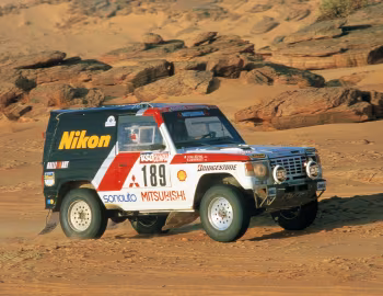 Mitsubishi Pajero Rally Car