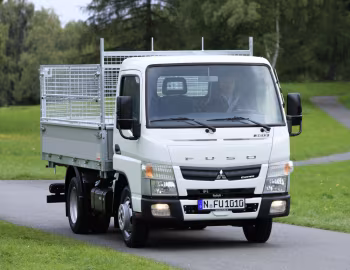 Mitsubishi Fuso Canter 3S13 mit Dreiseitenkipper und Laubaufsatz von der Heinz Schutz GmbH [Germany] (FE7) '2014–22