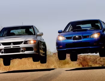 Mitsubishi Lancer Evolution IX MR, Subaru Impreza WRX STi