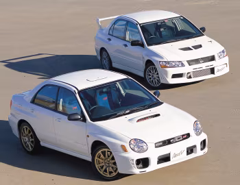 Mitsubishi Lancer Evolution VII, Subaru Impreza WRX STi