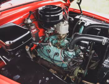 Under The Hood 1951 Monarch Convertible (76)