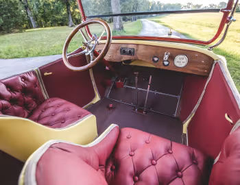 Intérieur 1918 Moon 6-45 Roadster