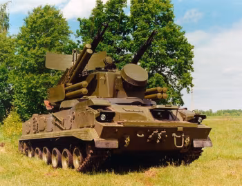 2С6 "Тунгуска" на шасси ГМ-352 '1982–91