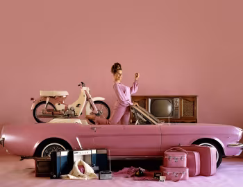 Ford Mustang Convertible "Playmate Pink", Donna Michelle
