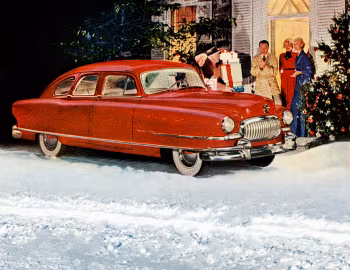 Nash Ambassador Custom 4-door Sedan, Feliz Ano Novo