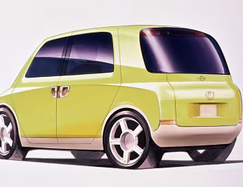 Эскиз Nissan AXY Concept '10.1999