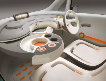 Интерьер Nissan Effis Concept '10.2003