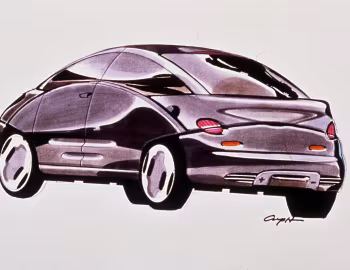 Скетч Nissan FEV-II Concept '10.1995