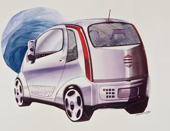 Эскиз Nissan Hypermini Concept '10.1997